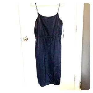 navy DKNY spaghetti strap mini dress NWT
